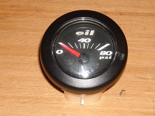 Boat marine gauge oil pressure, personal watercraft 0 - 80 psi 