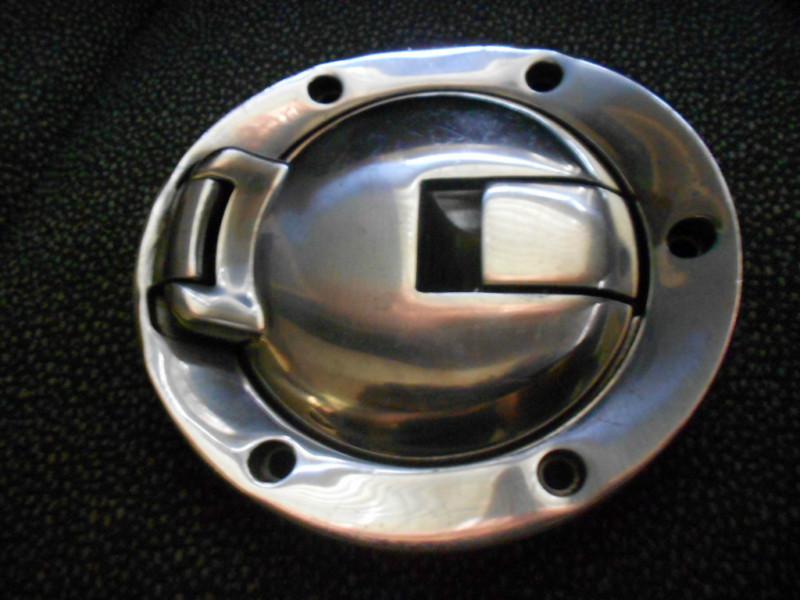 Gen 4 08 09 10 dodge viper chrome gas cap lid door 