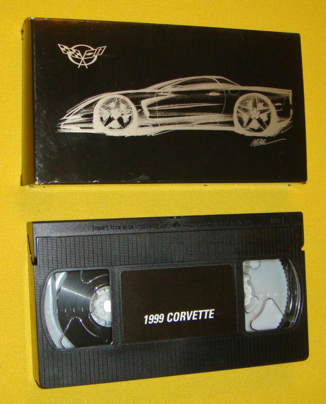 1999 corvette original owners vhs tape - "cheap"