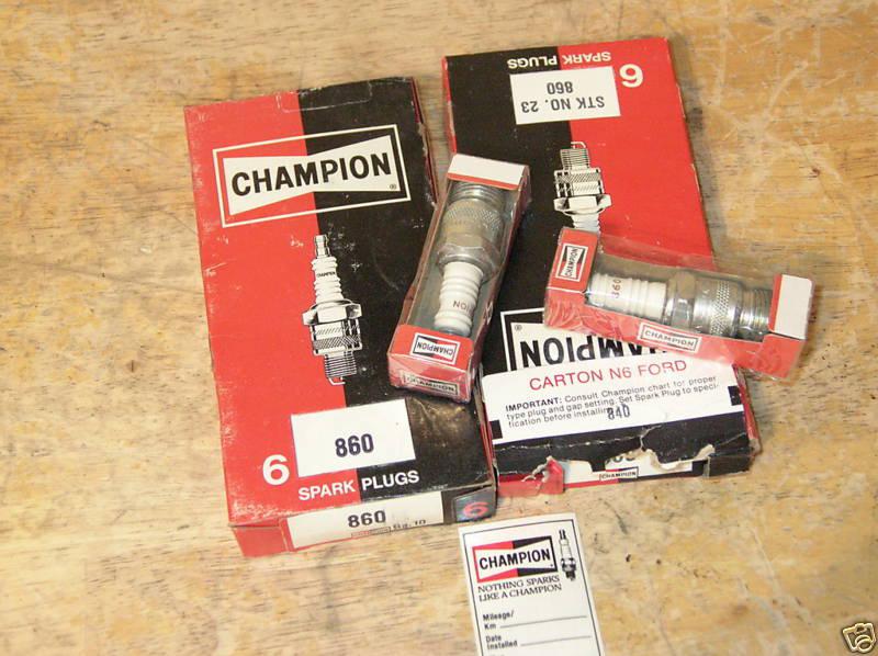 Ford thunderbird spark plugs y block 292 272 312 motor nos