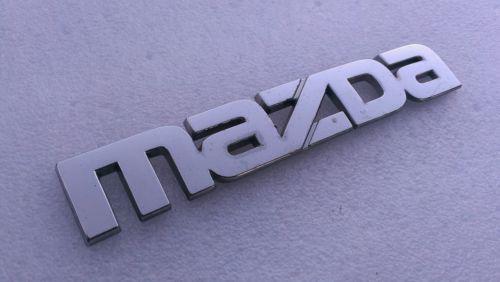 Mazda emblem logo nameplate badge miata mpv protege navajo millenia rx7 rx8 