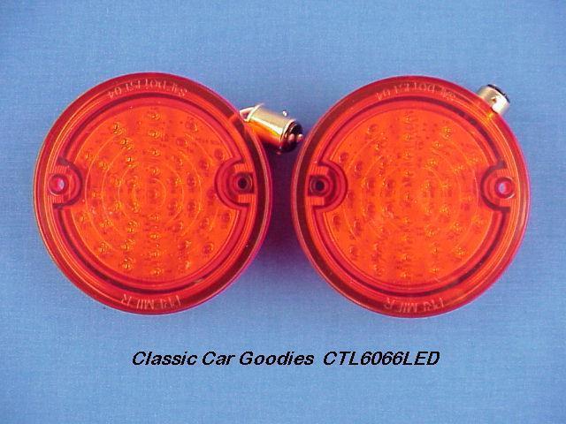 1964-1966 chevy truck led tail light inserts (2) 1965 stepside