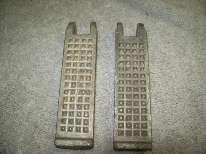 1 vintage pair foot pegs anderson style panhead knucklehead shovelhead chopper