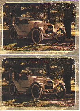 1915 chevy h-3 amesbury special baseball card sized cards- lot of 2 - must see!!