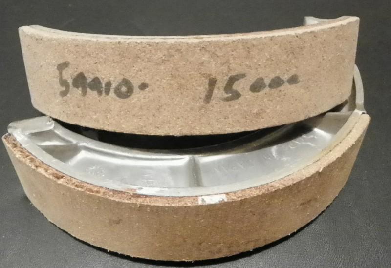 Suzuki front brake shoes t500 1968-1975 nos