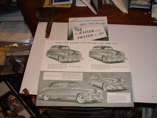 1949 kaiser & frazer  mint sales brochure (0077)