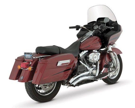 Vance & hines big radius 2:2 exhaust full system chrome for harley xl 04-10