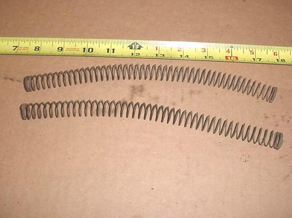 Honda 600 coupe 2 (two) front brake  protective springs z600 brakes hose line