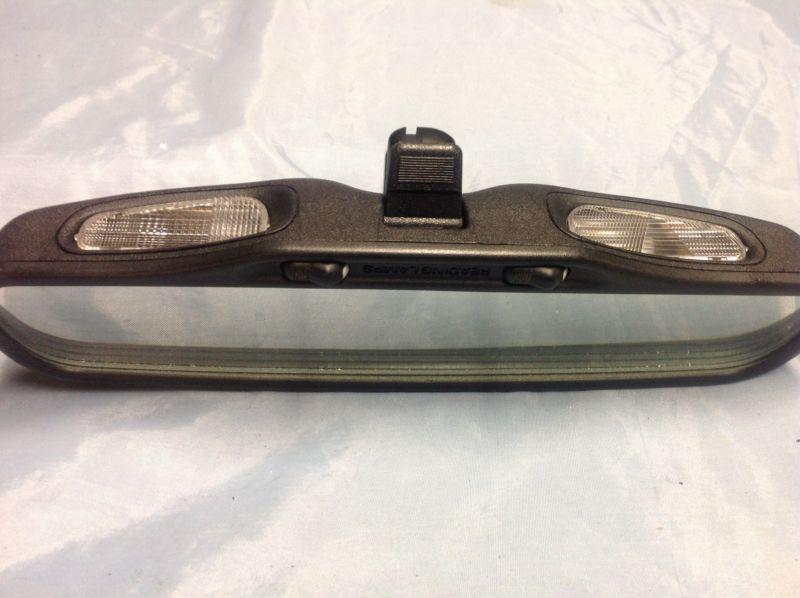 Factory oem 97 98 99 00 01 02 03 chrysler sebring rear view mirror dual maplight