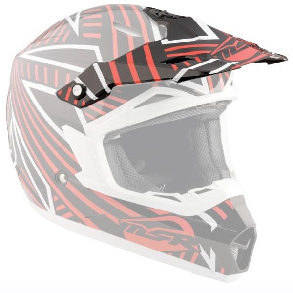 Msr assault 2012 replacement visor black/red