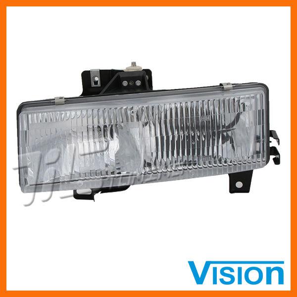 96-02 chevy express van 1500 2500 3500 driver left side head light lamp assembly