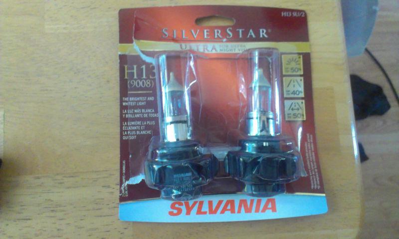 Sylvania silverstar ultra h13 headlight bulbs fits mustang