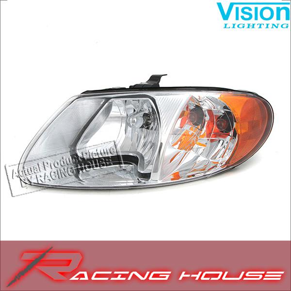 L/h headlight driver side lamp kit unit 2001-2007 chrysler town country van