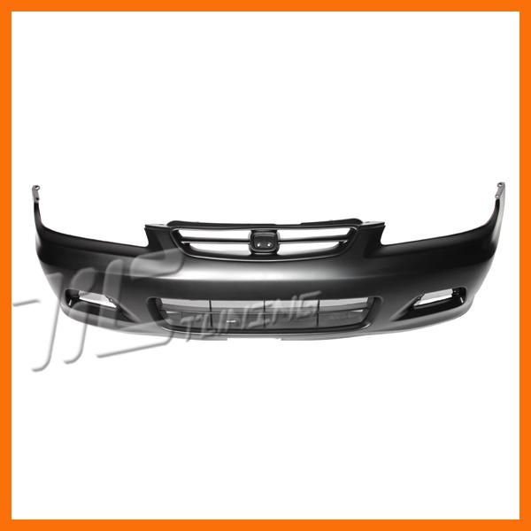 Front bumper primered facial cover fascia plastic 01-02 honda accord coupe capa