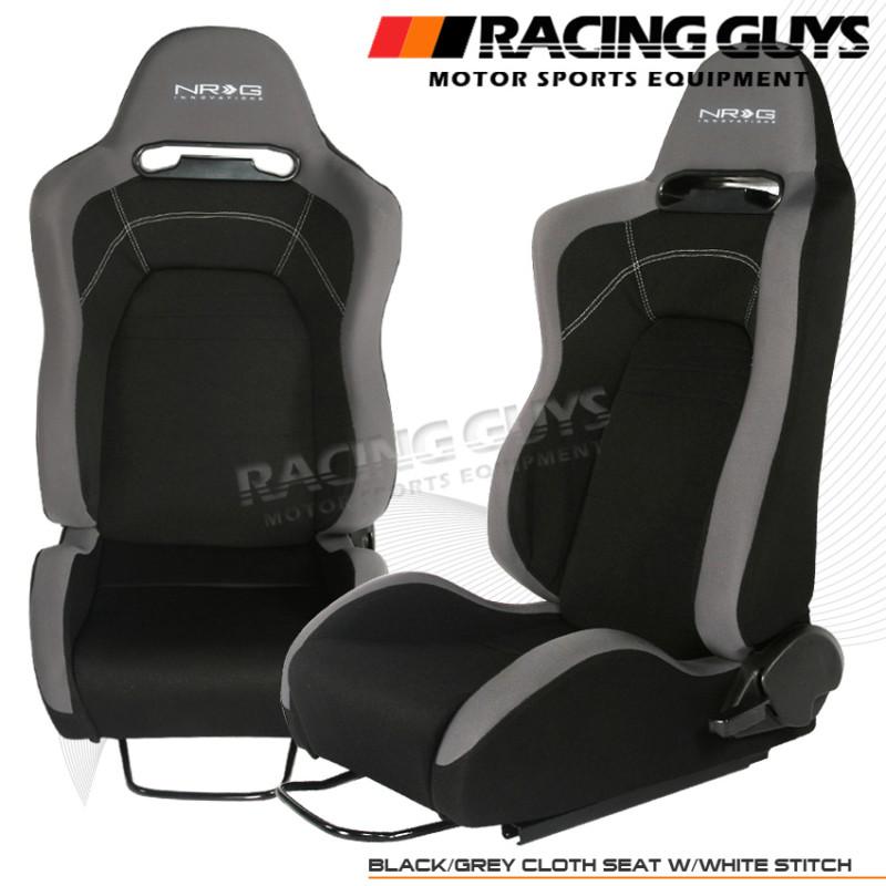 Evo type sport nrg new set universal racing seats pair