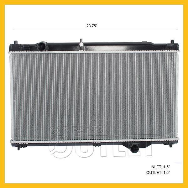 06 07 08 09 10 is250 sedan 3.5 v6 auto radiator 2006-2010 is350 convertible a/t