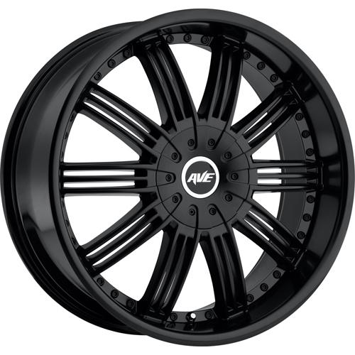 18x7.5 satin black avenue a603 wheels 5x110 5x115 +40 buick century lacrosse