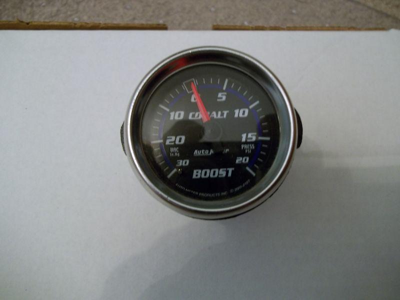Autometer 6107 cobalt mechanical boost vacuum gauge
