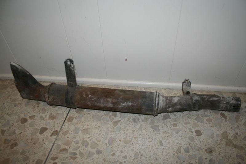 Harley 45 flathead wr chopper military muffler