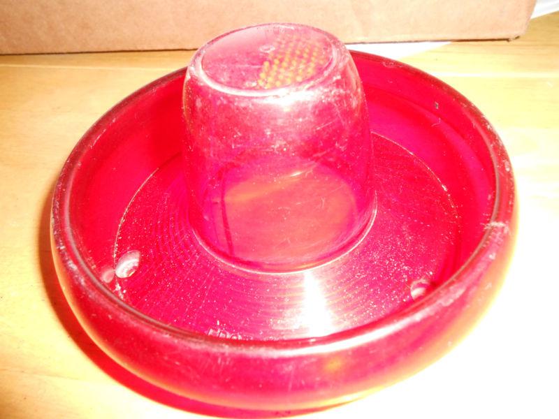  1953 ford red tail light lens  frst-53, vintage