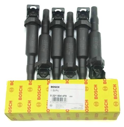 6 new oem bosch ignition coils 0221504470 12137594937