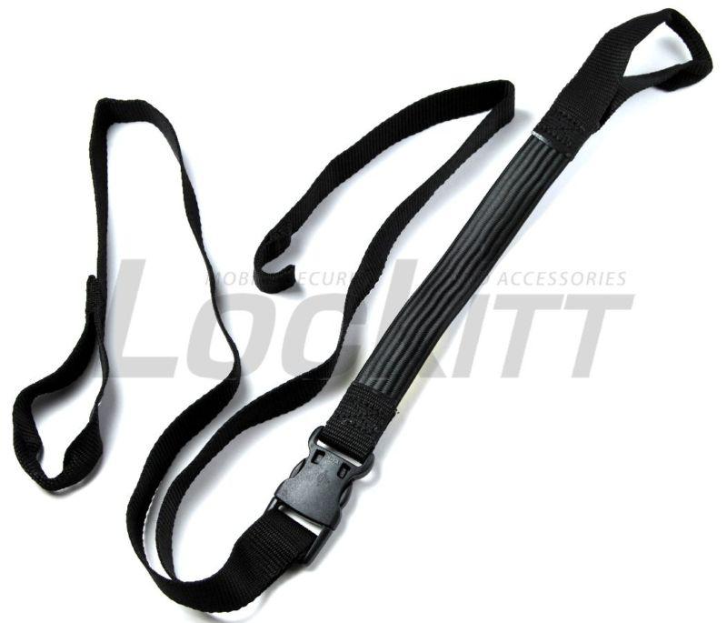 Rok straps 18 to 60" twin pack luggage & cargo bungee tie down black