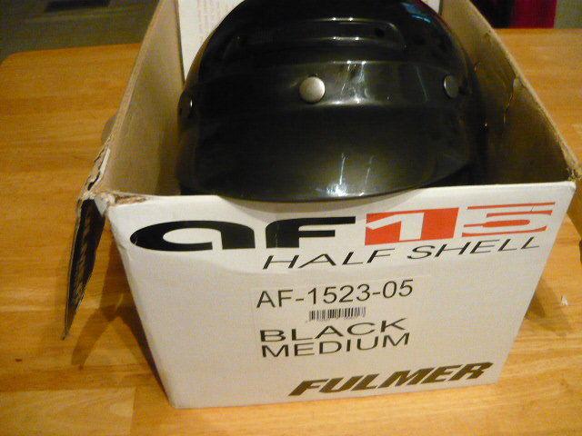 Fulmer half shell motorcycle helmet - af 15 - unused