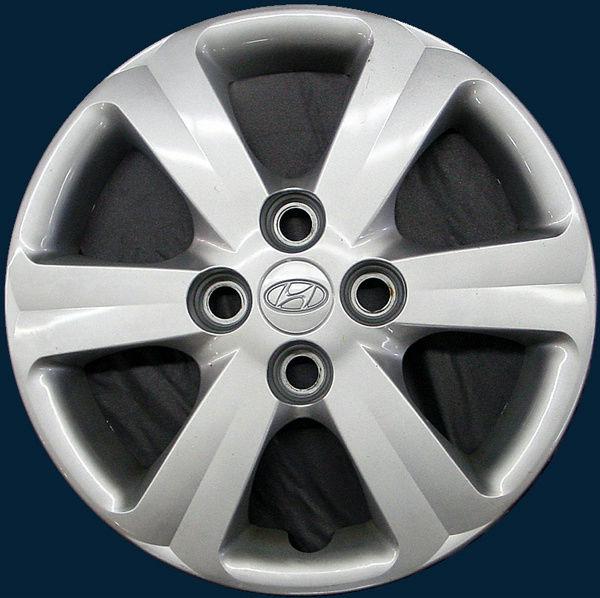 '08-11 hyundai accent 14" 6 spoke 55567 hubcap wheel cover part # 529601e800