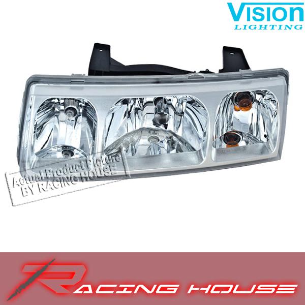 L/h headlight driver side lamp kit unit 2005 saturn vue base red line