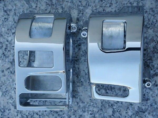 Yamaha vstar v star 1100 classic silverado chrome switch covers