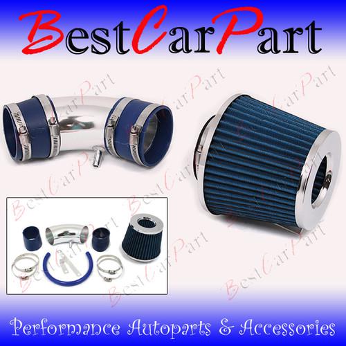 Bcp blue short ram air intake induction kit + filter for 04-06 elantra 2.0l l4