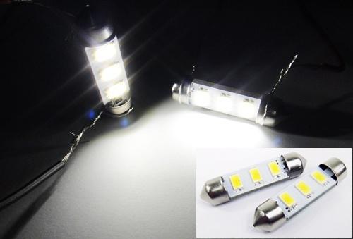 Samsung no error license plate light 3 smd led mercedes w220 r230 w219 w202 w203