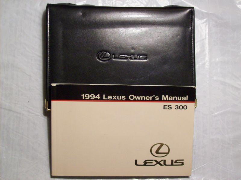 1994 lexus es300 owners manual with case