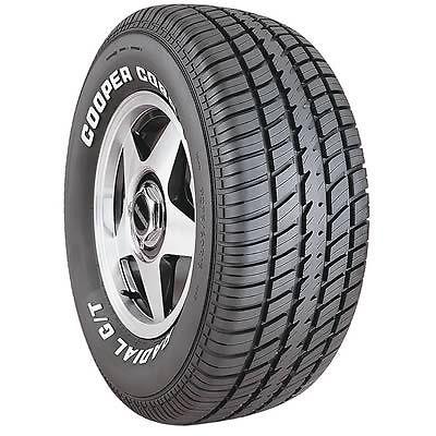 Cooper cobra g/t tire 235/60-15 solid white letters radial 39612 each