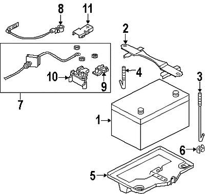 Infiniti 244258990d genuine oem factory original battery bolt