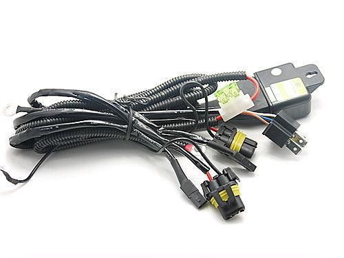 35w car hid bi-xenon h4-3 hi/lo controller fuse relay wire wiring harness