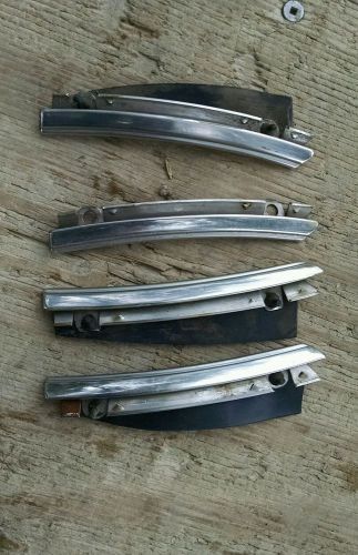 1968 1969 chevy chevelle front fender edge moulding trim chrome lot of (4)