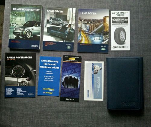 2011 land rover range rover sport  owners manual and case #95