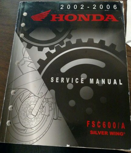 2002-2006 honda silverwing service manual