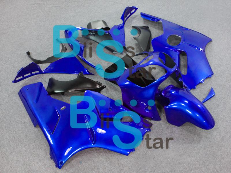 W8 blue fairing kit with tank set fit for ninja zx-12r zx12r 2000-2001 