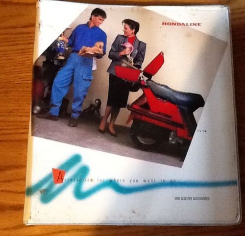 1986 honda scooter accessory binder