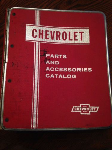 Awesome 1950&#039;s-1960&#039;s chevrolet chevy red parts and accessories binder vintage