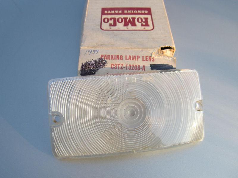 1959 1960 1961 1962 1963 1964 ford pickup nos parking/turn signal lamp lens