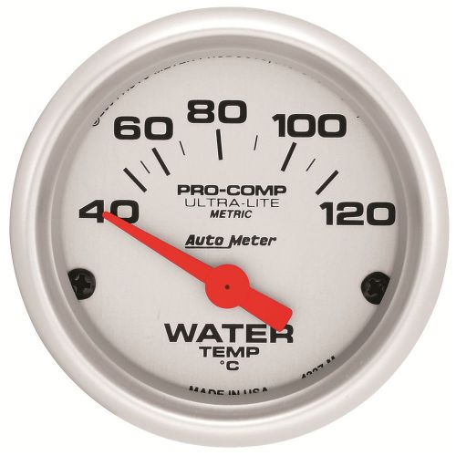 Auto meter 4337-m ultra-lite; electric water temperature gauge