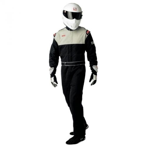 New simpson sportsman elite large black std 19 sfi-5 1pc 2-layer nomex firesuit