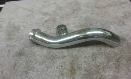 Harley shovelhead vintage chopper chrome rear exhaust pipe for 1966-1969