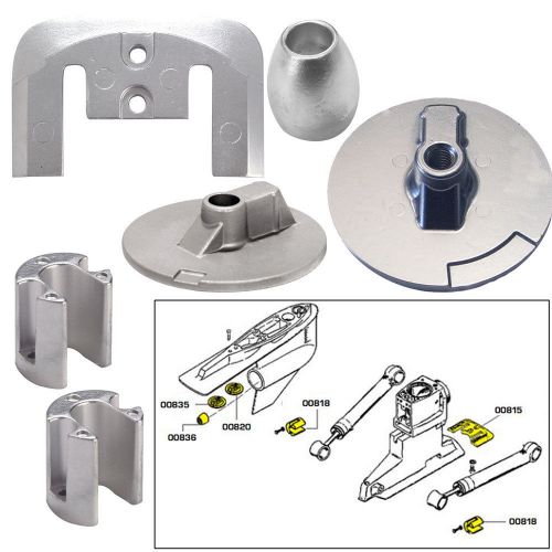 Tecnoseal anode kit w/hardware - mercury bravo 3 2004 - magnesium -20805mg