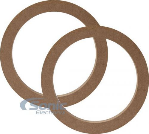 New! audiopipe ring-6.5r universal 6.5&#034; mdf speaker rings