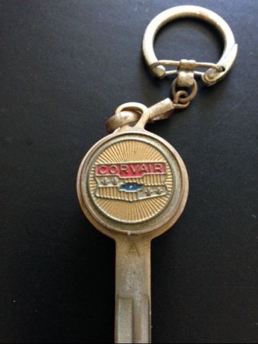 Vintage chevy corvair  keychain with money holder key