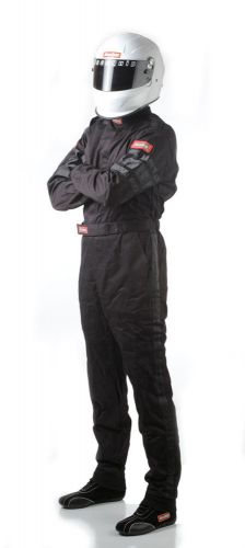 Racequip/safequip black medium 110 series 1 piece driving suit p/n 110003